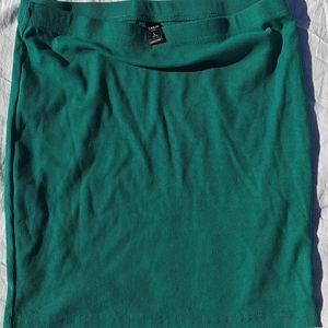 Green skirt
